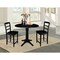International Concepts Round 42 in Rd Pedestal Gathering Height Table, 2 Counter Height Stools, Black, 42 in W, 42 in L K46-42DPT-27B-S402-2 - alternate 6